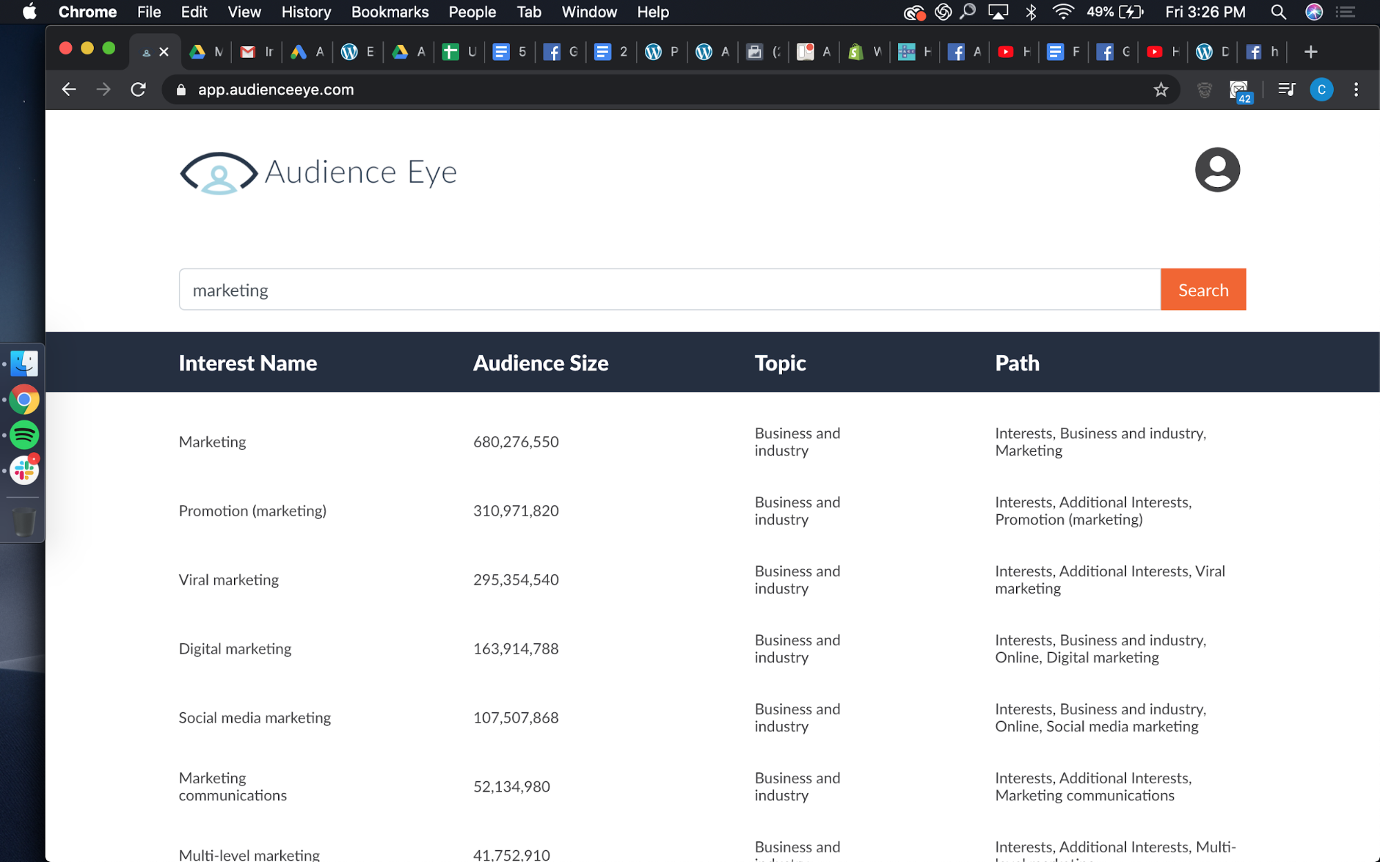 Facebook Hidden Interests audience eye 1